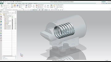 Modeling of Locking Device in NX10.0 - Part #5 (Spring)