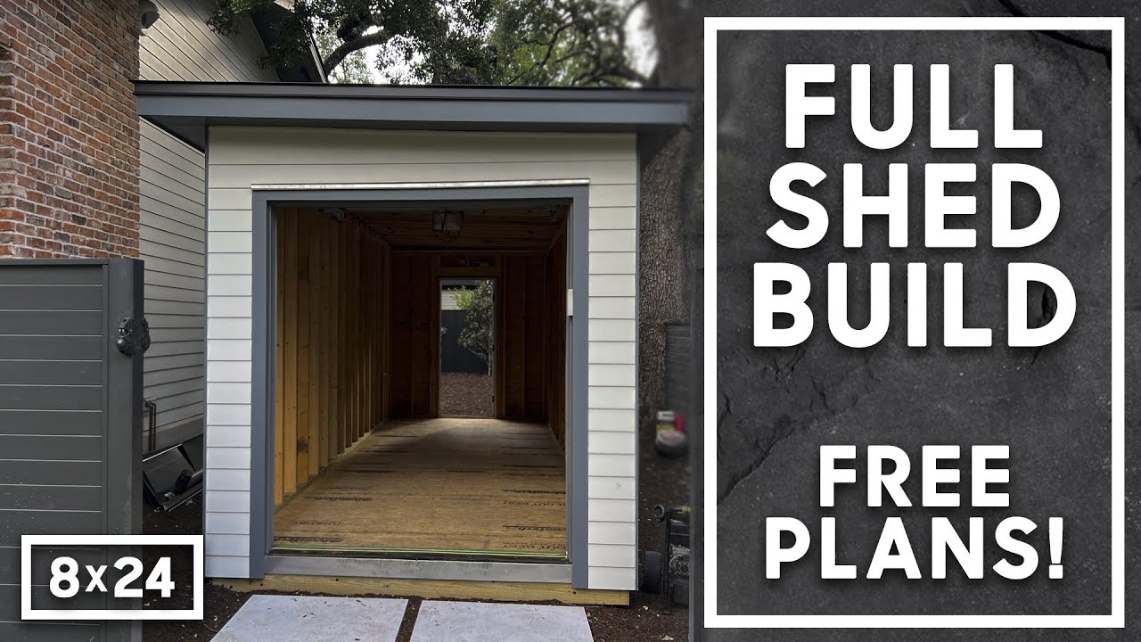 Building a shed that will LAST Free eBook + Takeoffs! YouTube