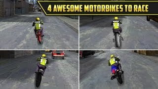 3D Motor-Bike Drag Race iPhone/iPad GamePlay screenshot 3