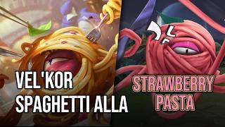 Spaghetti alla Vel'Koz Skin | League of Legends | Strawberry Pasta Chromas