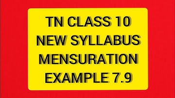 TN Samacheer 10 Maths New Syllabus Mensuration Example 7.9