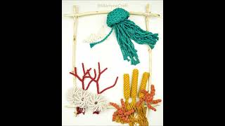 DIY Sea Macrame with MartynaCraft #shorts #macrametutorial #sealife