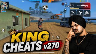 THE KING CHEAT V270 Updated Mod Menu ☠️ | Aim lock + Speed Hack🧿 | Free Fire New Hack 🔗 *No Password screenshot 3