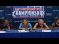 West Texas A&M press conference (LSC Women's Basketball Championship game)
