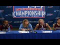 West Texas A&M press conference (LSC Women's Basketball Championship game)