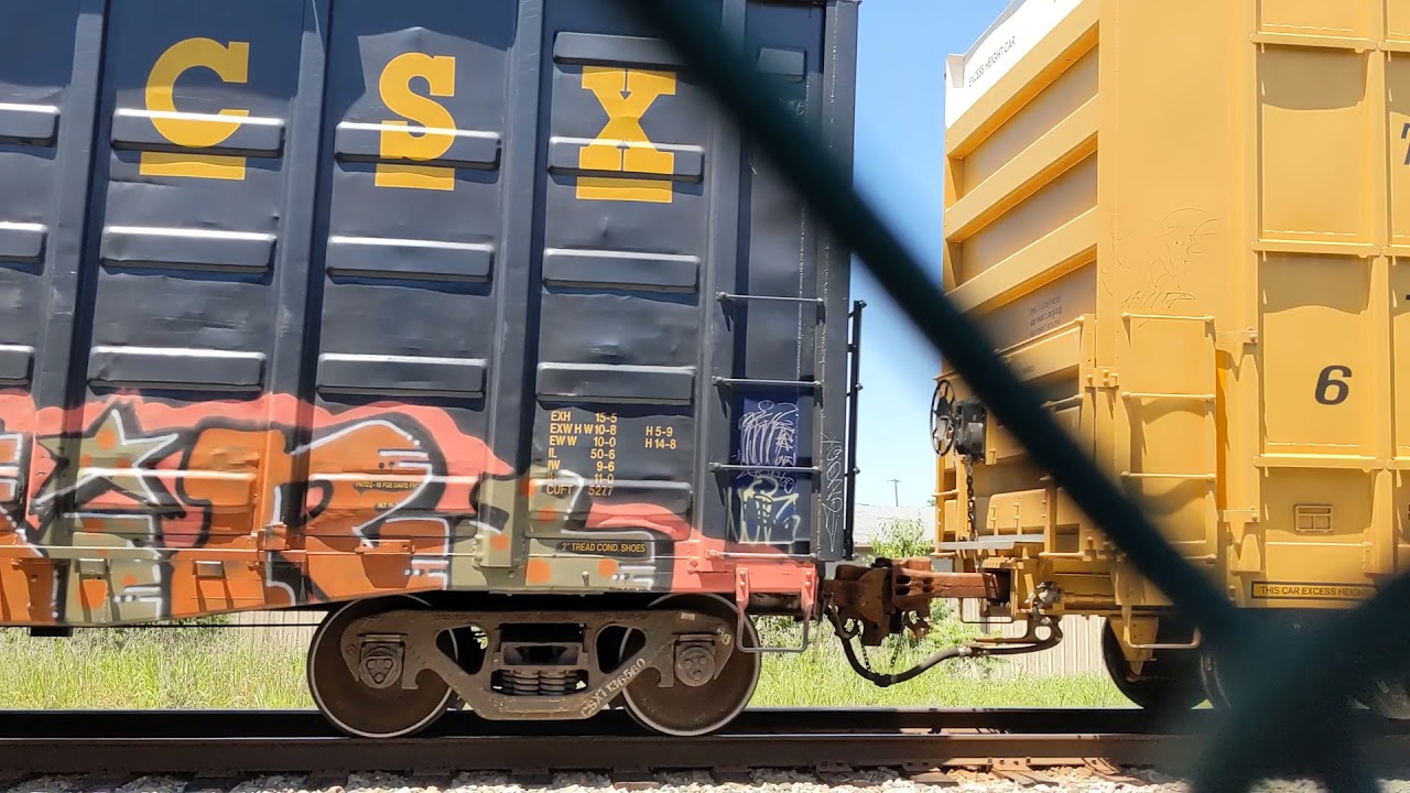 Train passing the Historic Railpark Train Museum & L&N Depot, Bowling