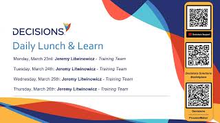 Decisions QQ&A- Lunch and Learn 3/23/2026