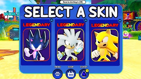 This TIKTOK GIVES *NEW SECRET* SKIN in Sonic Speed Simulator! (Roblox)