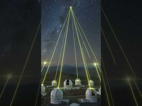 Why Astronomers Are Firing Powerful Lasers Into the Night Sky #shorts  #spacevrse