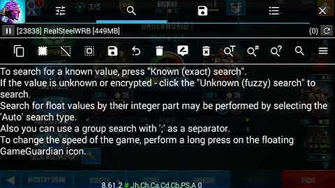 How to hack real steel with game guardian