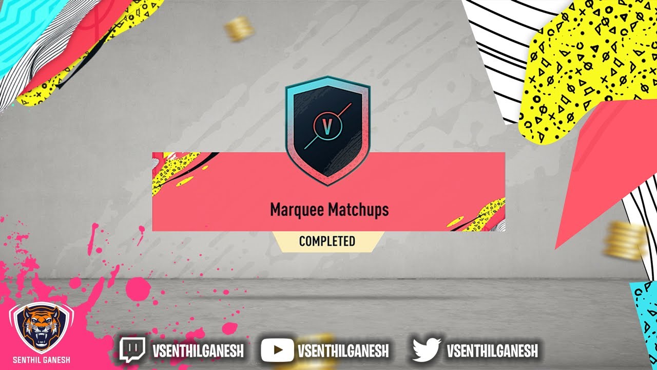 FIFA 20 - Marquee Matchups Solution and Rewards- RTG