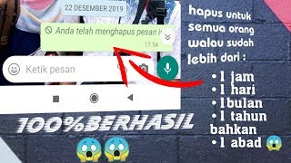 Download lagu Cara Hapus Pesan WA Yang Sudah Terkirim Lama