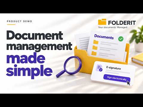Document Management System Software Demo | Folderit DMS/EDMS