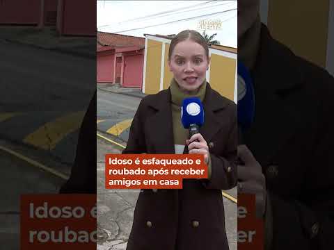 Idoso é esfaqueado e roubado após receber amigos em casa #Shorts #CidadeAlerta