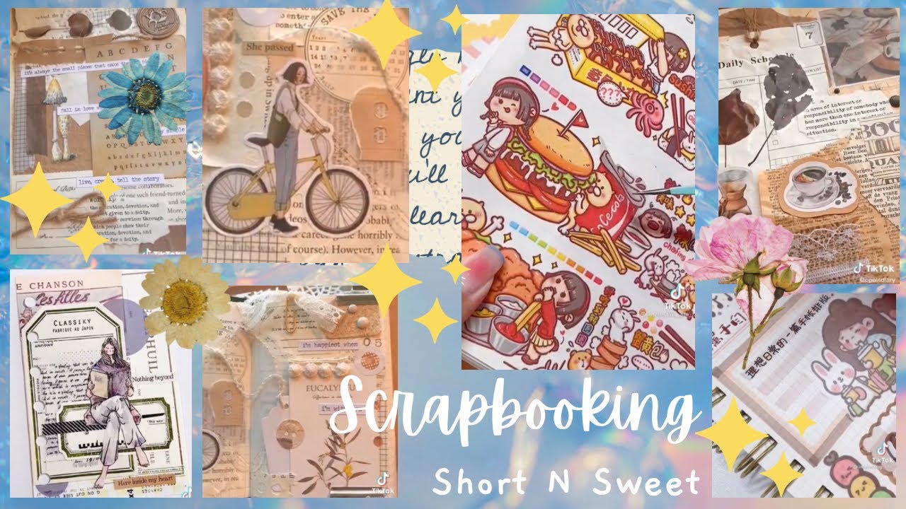 📔📝 ASMR Journaling and Scrapbooking Compilation 📝📔 |Short N Sweet