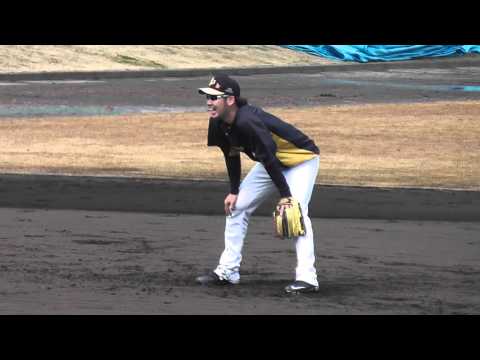ｵﾘｯｸｽﾊﾞﾌｧﾛｰｽﾞ  2016 春期ｷｬﾝﾌﾟ東明選手 塚原選手 守備練習 2016年2月14日