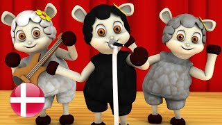Mæ Mæ Sorte Lam | Børns musik | Børnerim | Nursery Rhymes in Danish by Little Treehouse