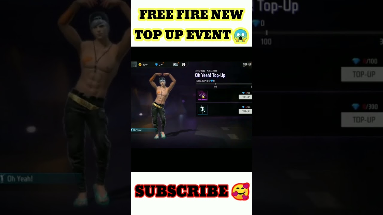 oh yeah top up event + FF new event 
