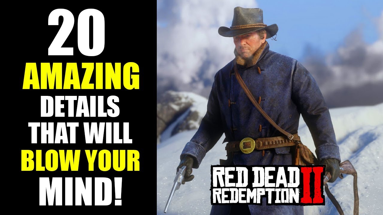 20 THINGS YOU DON'T KNOW YOU COULD DO IN RED DEAD REDEMPTION 2 - YouTube
