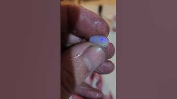 Found an opal while cleaning (like you do)