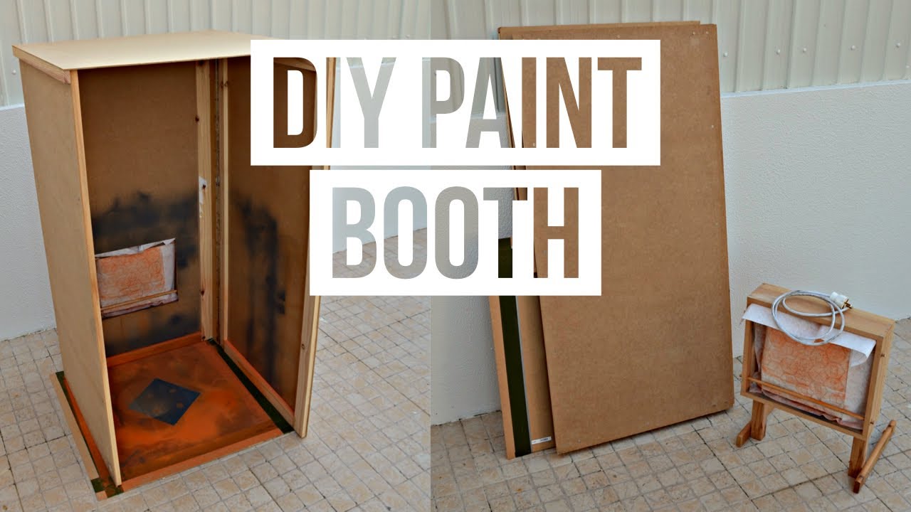 DIY Portable Spray Paint Tent 