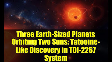 Three Earth-Sized Planets Orbiting Two Suns: Tatooine-Like Discovery in TOI-2267 System
