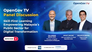 OpenGov TV Panel - YB Gobind Singh Deo & Eklavya Bhave: Skill-First Learning Empowering Malaysia screenshot 4