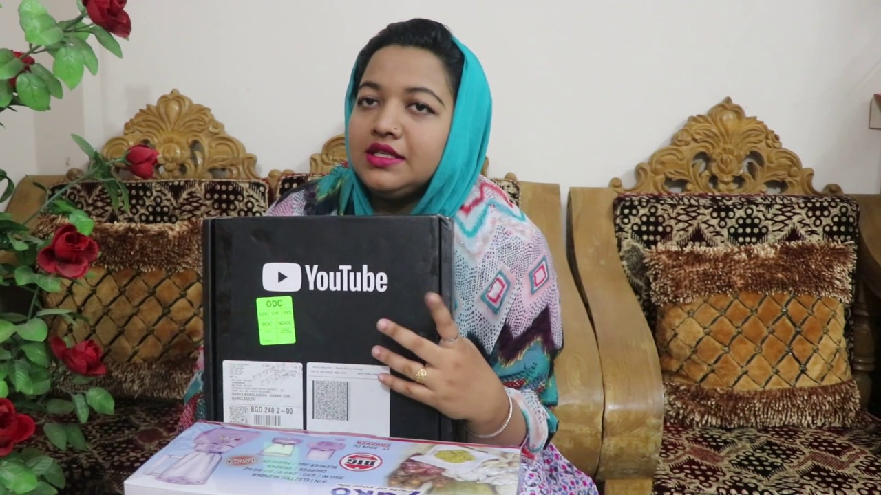 My Youtube Creator Award (Silver play Button)