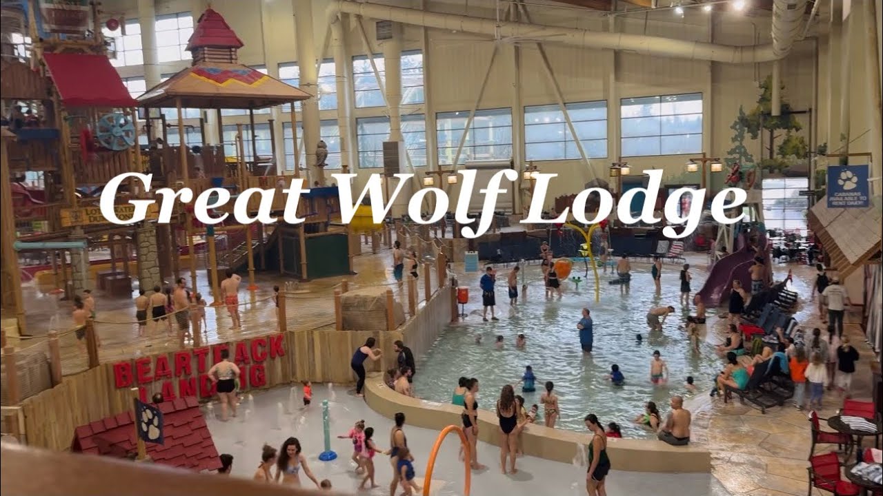 Время купания в Great Wolf Lodge! Крытый аквапарк в штате Вашингтон 🇺🇸🇺🇸🇺🇸