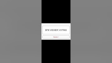BFB Viewer Voting #1