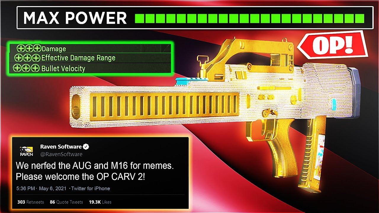 NEW CARV WARZONE META... MAX LEVEL KONSOLE DAMAGE 😍 CARV 2 BEST CLASS SETUP LOADOUT is OVERPOWERED!