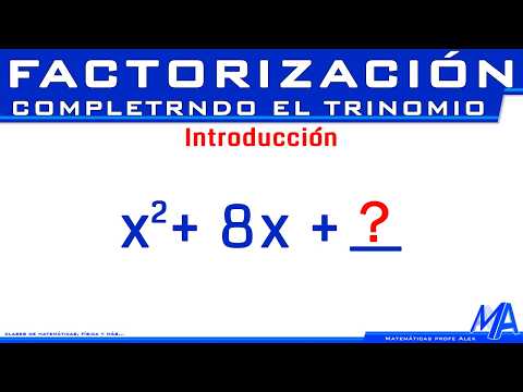 Factorización completando el Trinomio Cuadrado Perfecto | Intoducción