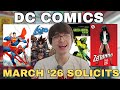 DC Comics March 2026 Solicitations | Superman/Spider-Man 1, Zatanna by Paul Dini Omnibus, DC Compact