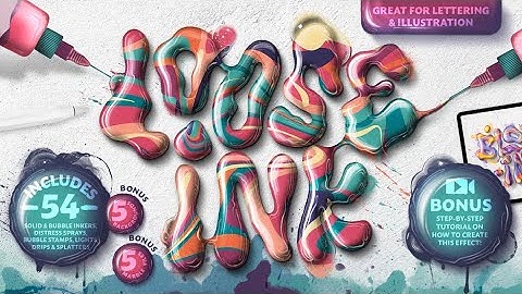 Loose Ink Brush Set for Procreate