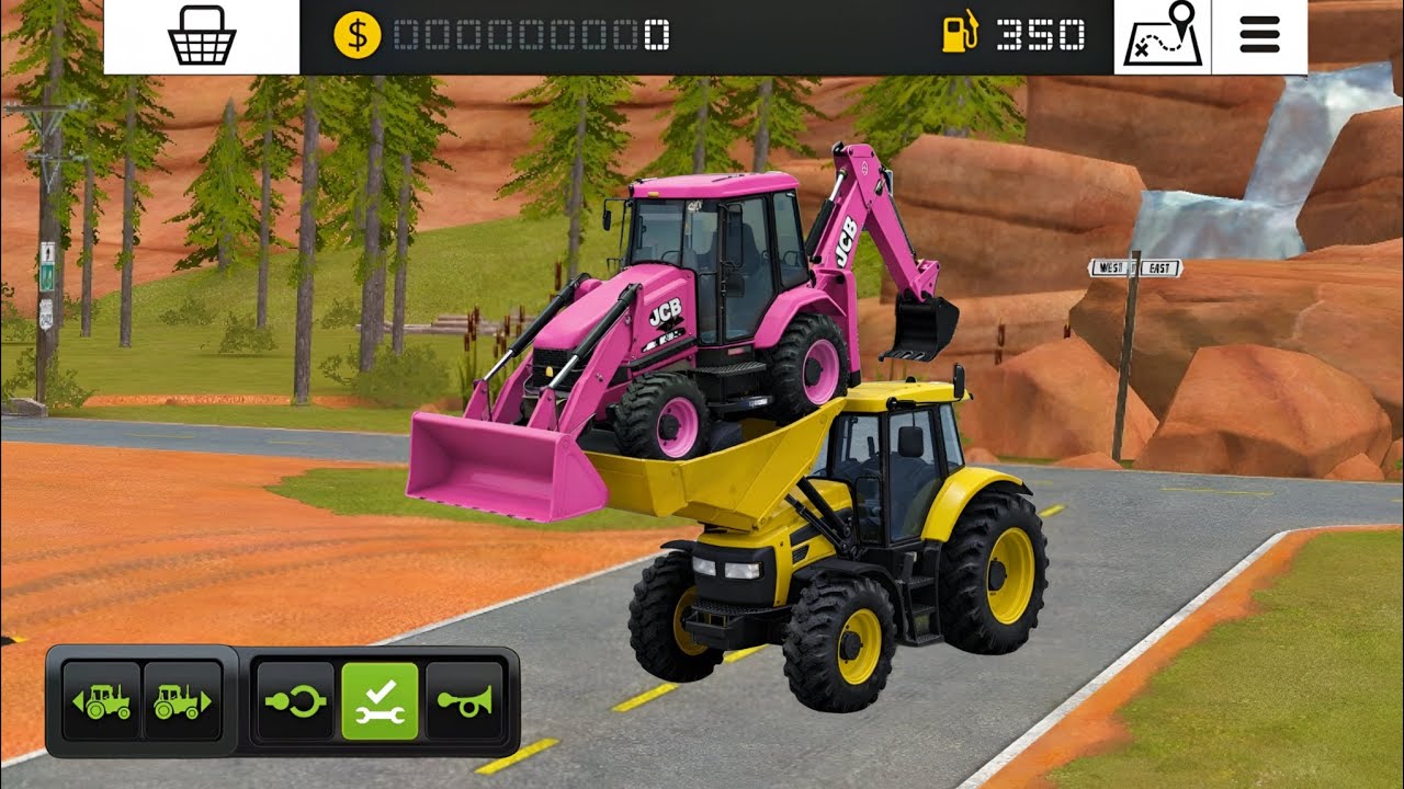 Fs 18 New JCB  Update Gameplay ! Fs18 Android Timelapse 