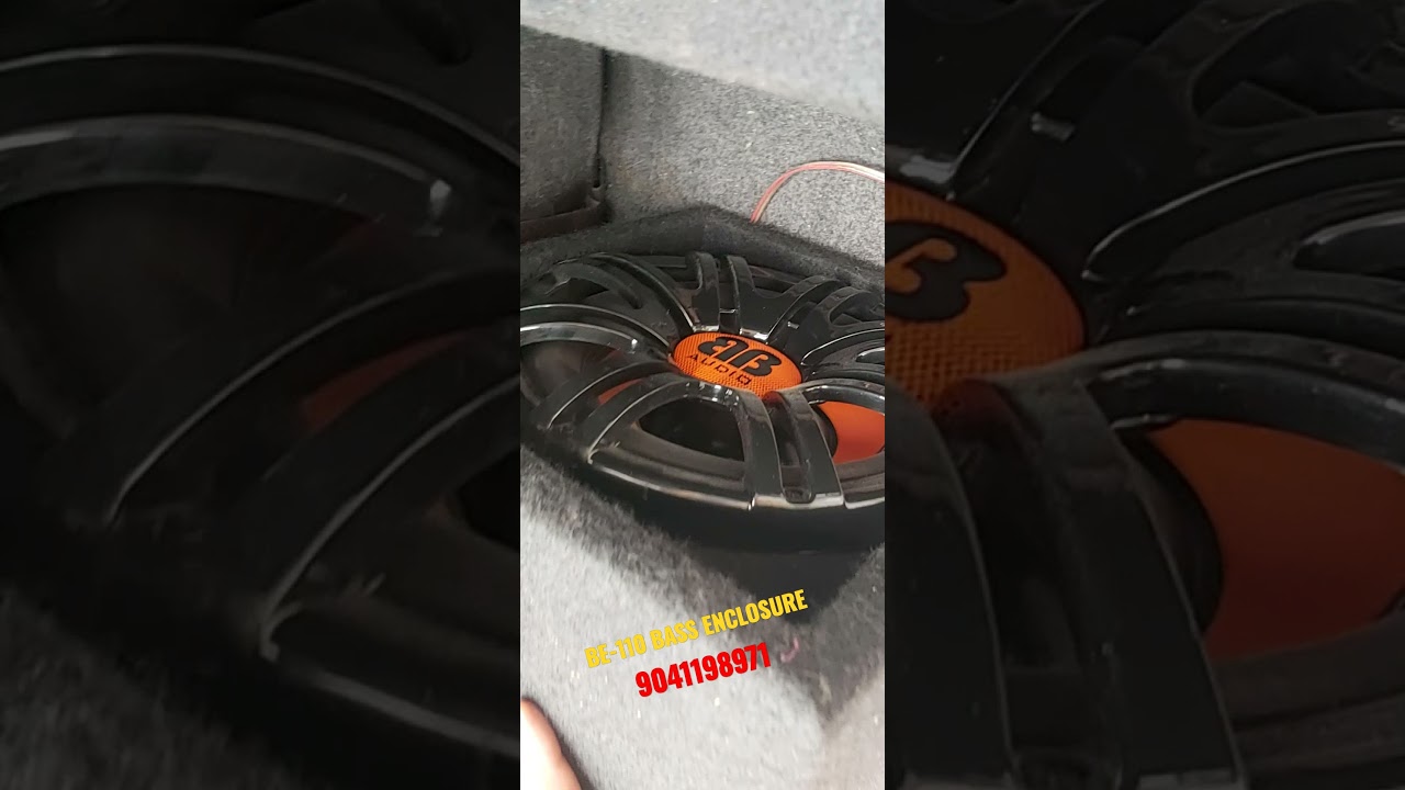 Watch BE-110 BASS ENCLOSURE 10 inch subwoofer with amplifier on YouTube Watch BE-110 BASS ENCLOSURE 10 inch subwoofer with amplifier on YouTube