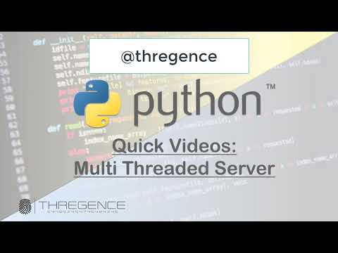 Python Quick Videos: Multi Threaded Server | ویدیوهای کوتاه پایتون ...