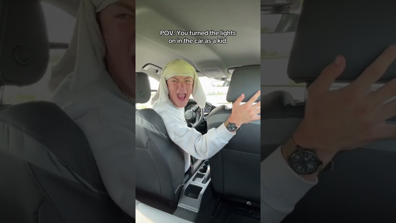 КОГДА ВКЛЮЧАЕШЬ СВЕТ В МАШИНЕ 