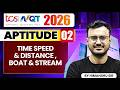 TCS NQT 2026 | Aptitude 02 | Time speed & distance , Boat & stream | TCS NQT Preparation