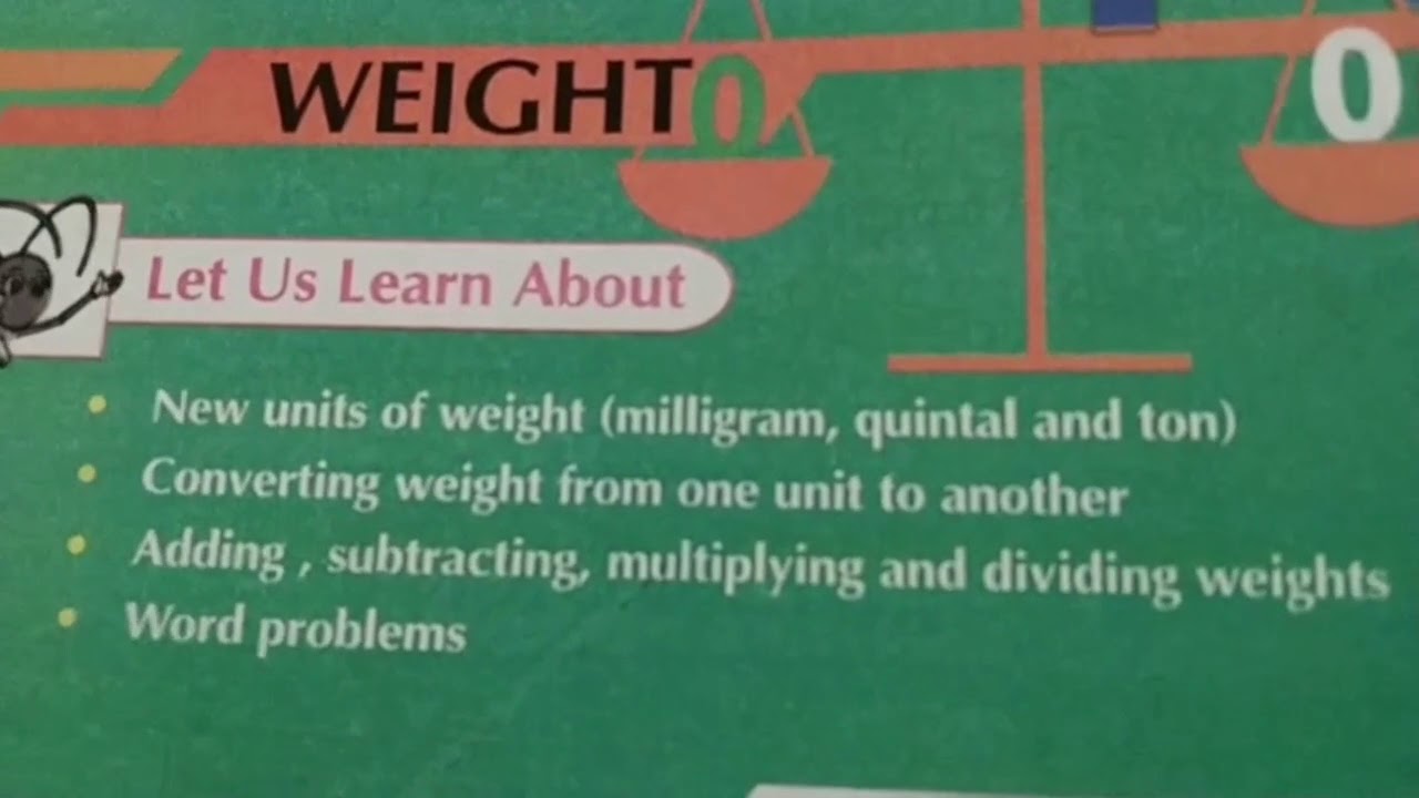 Measurements with length/weight/capacity