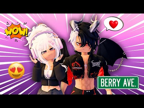The Handsome Vampire Boy Fell In Love With Me… Roblox Berry Avenue