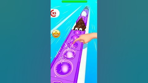 pop run 3D gameplay 💩 || Mobile game 298#shortvideo #mobilegaming #poprungame #poprun3dlive