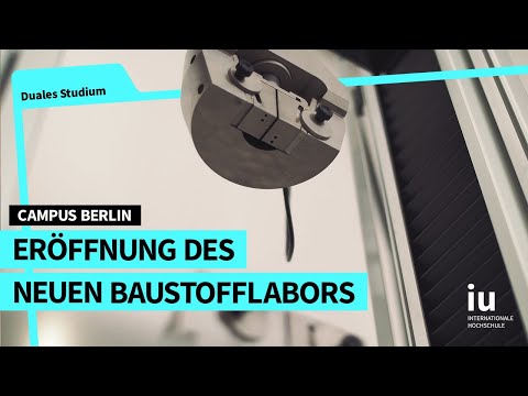 Eröffnung des neuen Baustofflabors am Campus Berlin