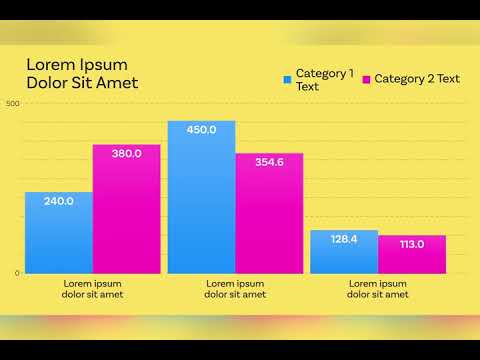 Animated Charts and Graphs Vertical (for Premiere Pro)