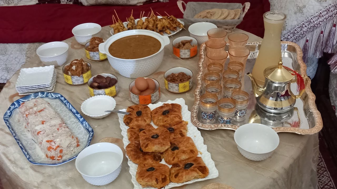 افكار لتحضير فطور اقتصادي ساهل او لذيذ رغيفات حريرة وعصير اقتصادي منعش مع بورشيط 