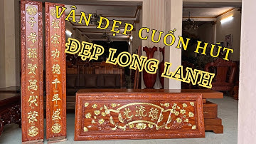 Hoành Phi Câu Đối Gỗ Hương Đá Vân Đẹp - Mẫu Hoành Phi Câu Đối Thờ Gia Tiên Được Uu Thích