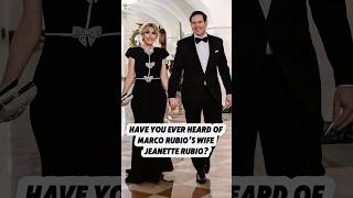Have you ever heard of Marco Rubio’s wife Jeanette Rubio?#marcorubio #wife #love #process #fypシ