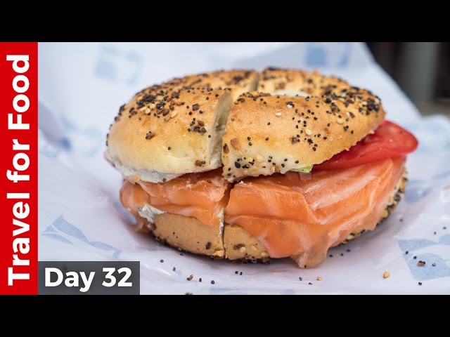 Salmon Bagel at Russ & Daughters and Amazing Tacos at Los Tacos No. 1 in NYC | Mark Wiens