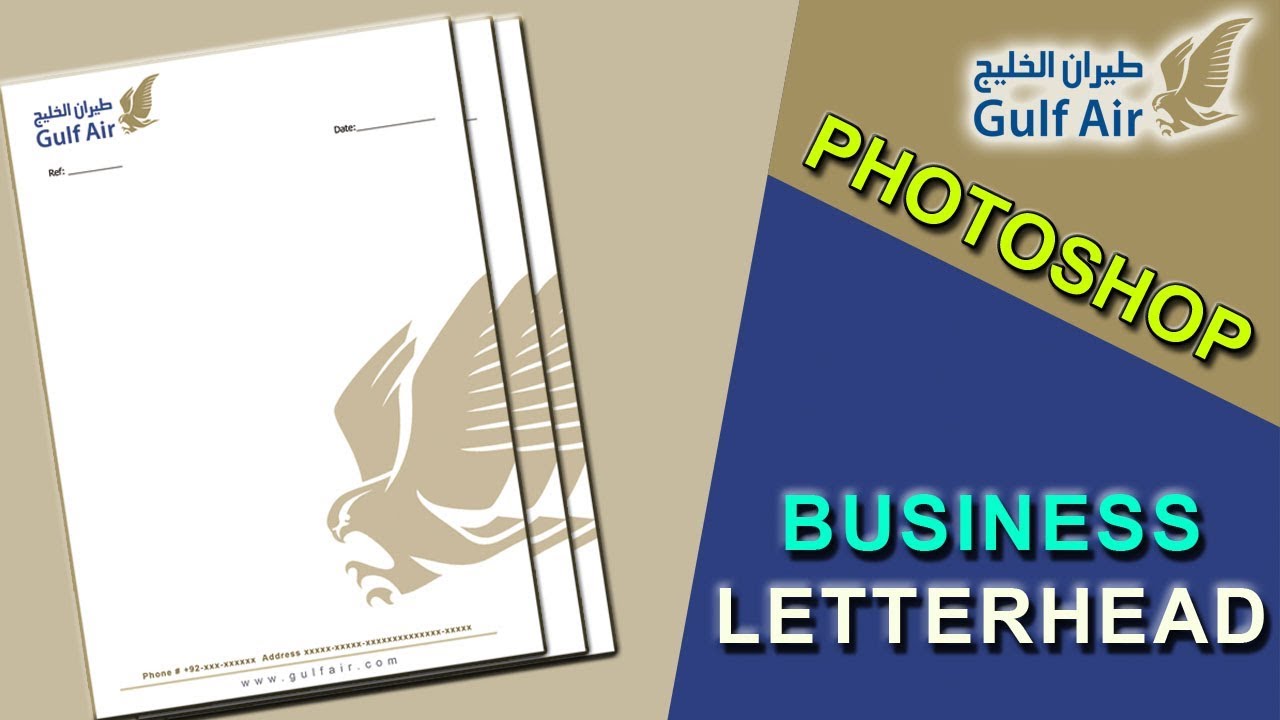 How To Make Letterhead In Photoshop In Less Than 10 Minutes YouTube