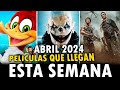 Estrenos de cine netflix etc esta semana abril 2024